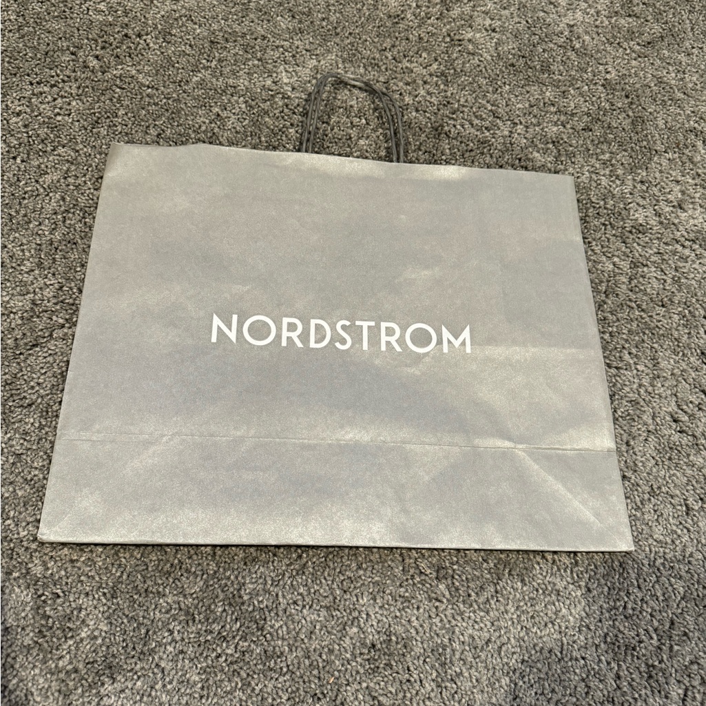 Nordstrom Empty Paper Shopping Bag